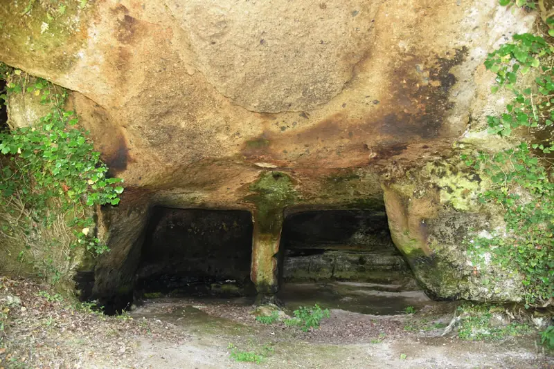 Wohnhöhle in Vitozza, Maremma, Toskana