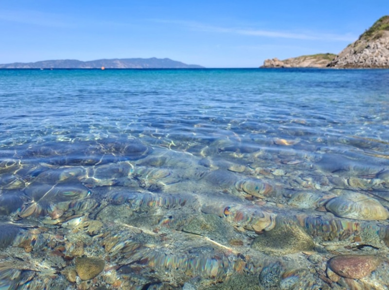 Arenella, Strand auf der Insel Giglio, Toskana