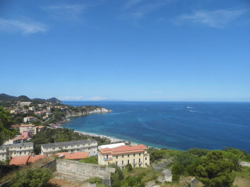 Blick vom Forte Falcone, Portoferraio, Elba